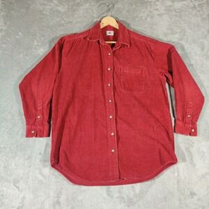 Vintage‎ American Eagle Shirt Mens XL Red Heavy Corduroy Outdoor Gorpcore